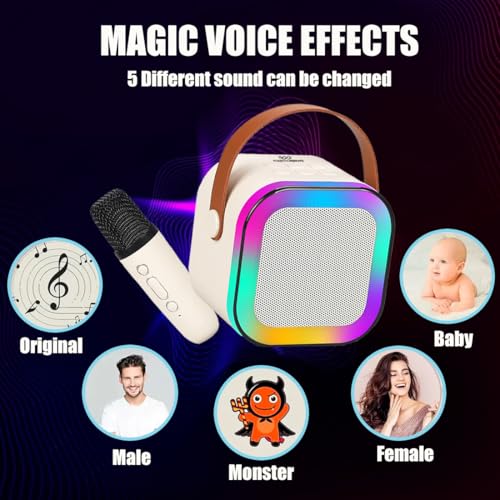 Karaoke with voice change option single mic
